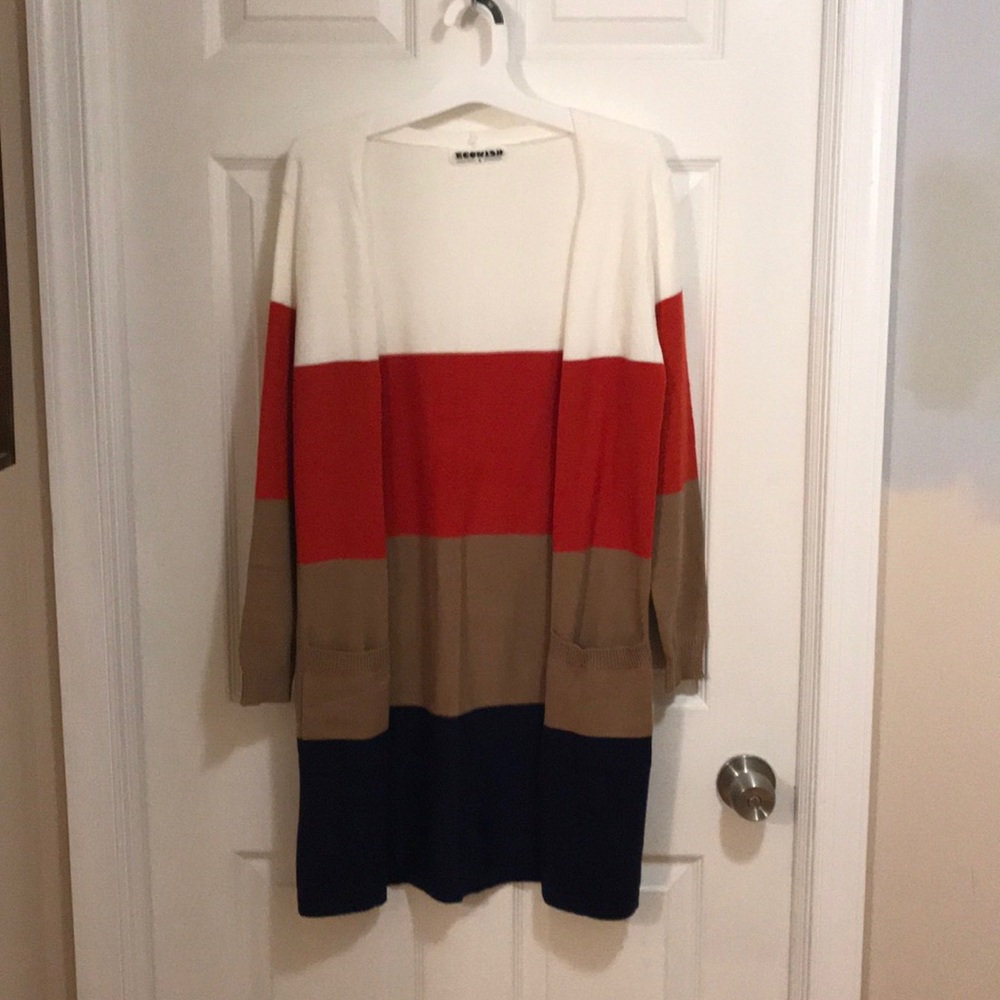 Ecowish striped cardigan